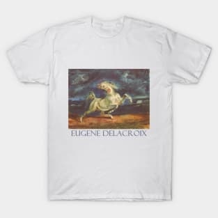 Horse Frightened by a Storm by Eugène Delacroix T-Shirt